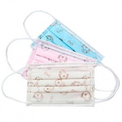 Mascarilla Rectangular Elastica Infantil 20u 